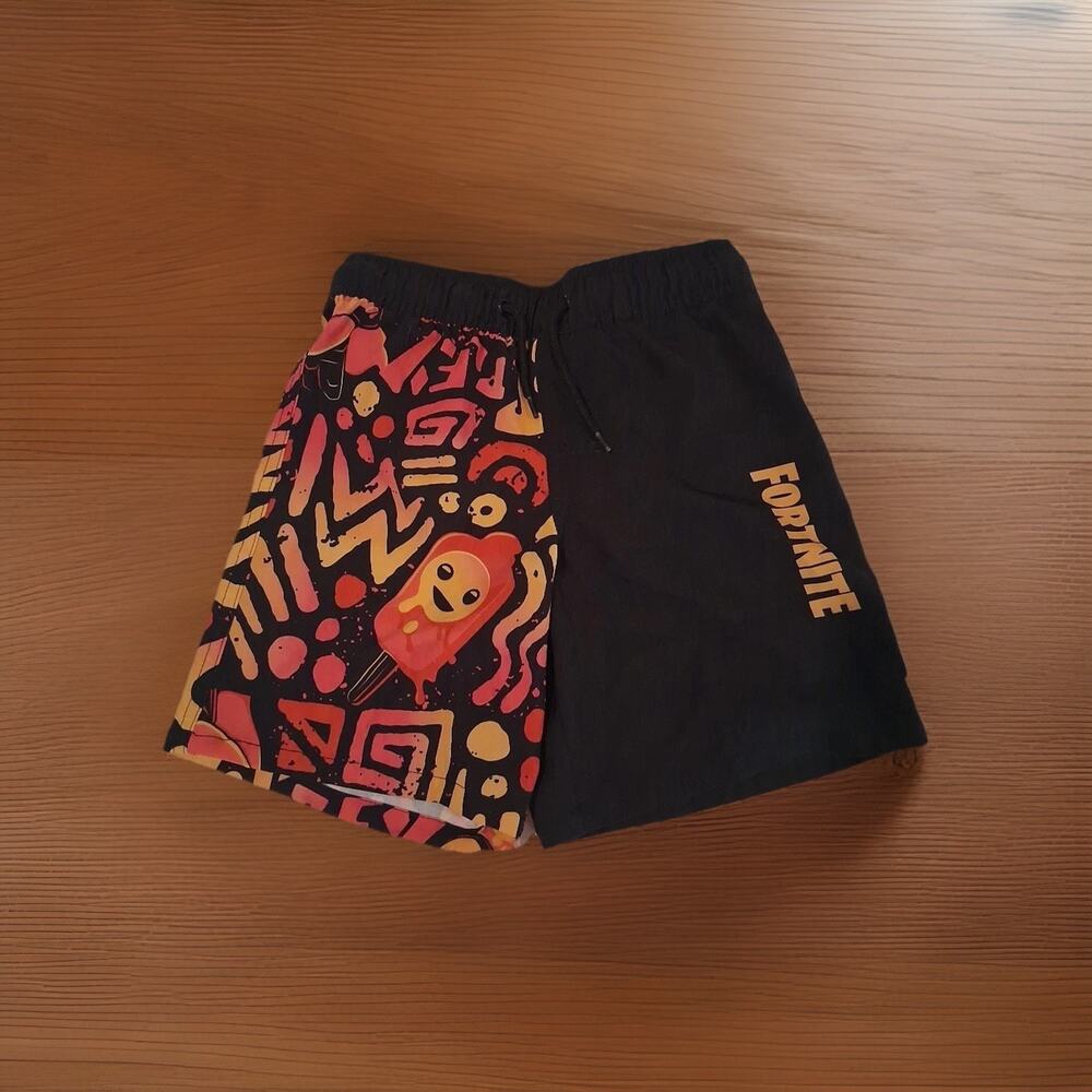FORTNITE Boys' SM (6-7) Swim Trunks Ripley Ice Cream Graphic Shorts